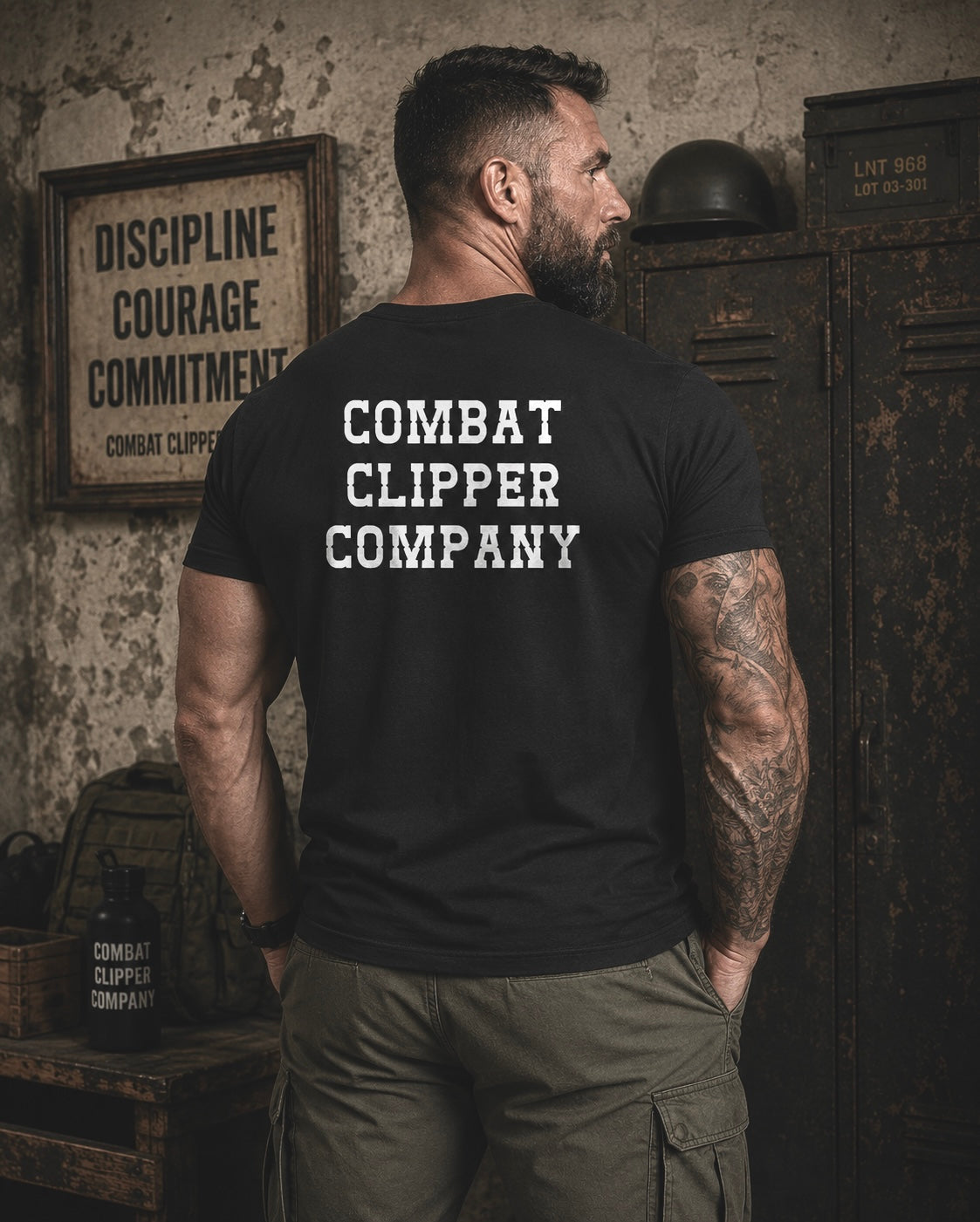 |CCC| T-Shirt - White Writing