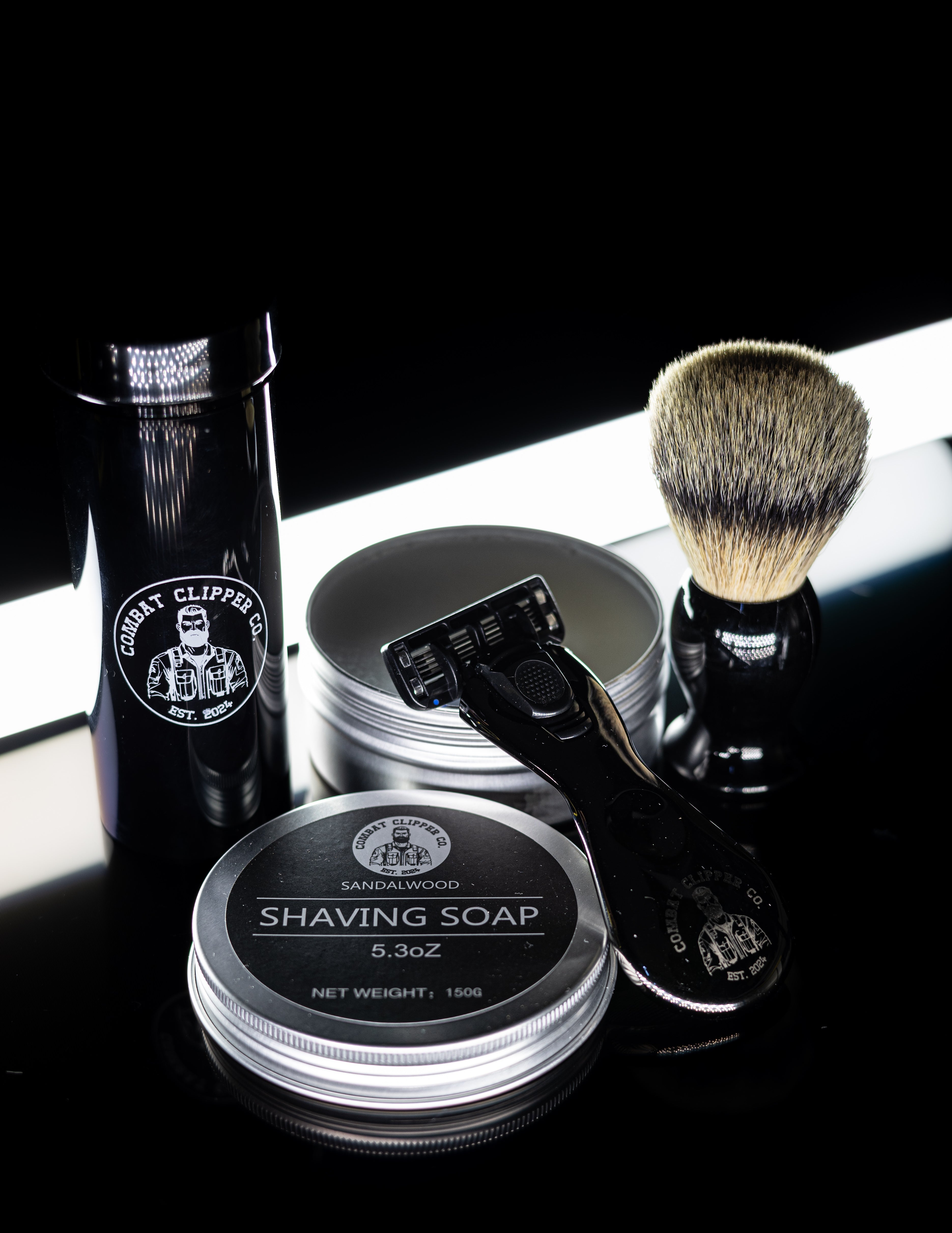 Durable | Shaving Brush & Tube Set