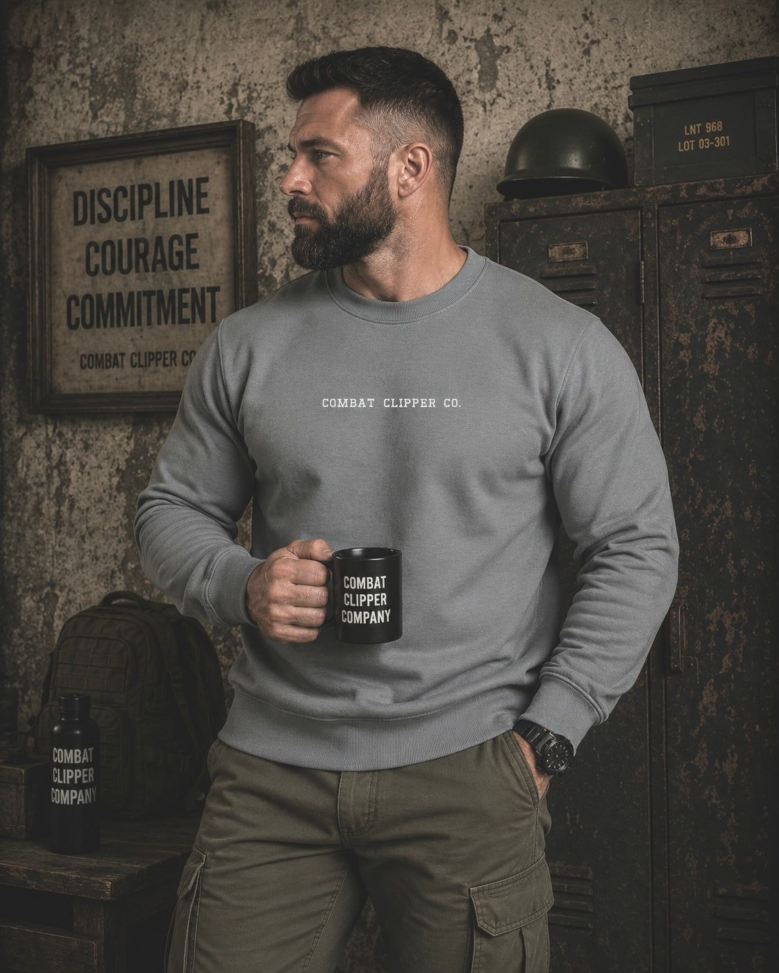 |CCC| Sweatshirt - White Logo